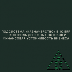 Подсистема «Казначейство» в 1С:ERP - контроль денежных потоков и финансовая устойчивость бизнеса Подсистема «Казначейство» в 1С:ERP - контроль денежных потоков и финансовая устойчивость бизнеса