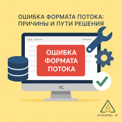 Ошибка формата потока в 1С : как исправить